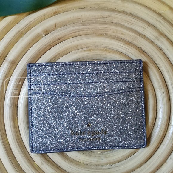 Kate Spade Boxed Small Slim Card Holder Dusk Navy - Picture 6 of 15